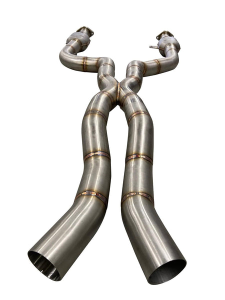 Active Autowerke Midpipe w/ X-pipe & Flat Free-Flow Cats - 2021+ G8x M3 / M4