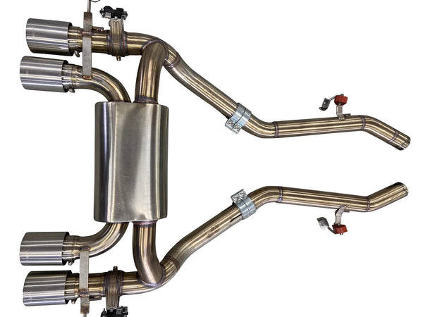 Active Autowerke Valved Rear Exhaust w/ 100mm tips - 2021+ G8x M3 / M4