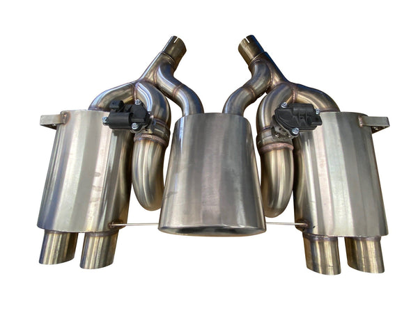 Active Autowerke Rear Exhaust System 3 Can w/ valves (maad maxx) - 2014+ M3 / M4