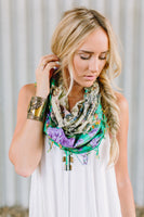 Tattered Patchwork Scarf nicE HT