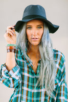 Bucket Floppy Hat {Gray} nicE HT HT_Mar_10_01