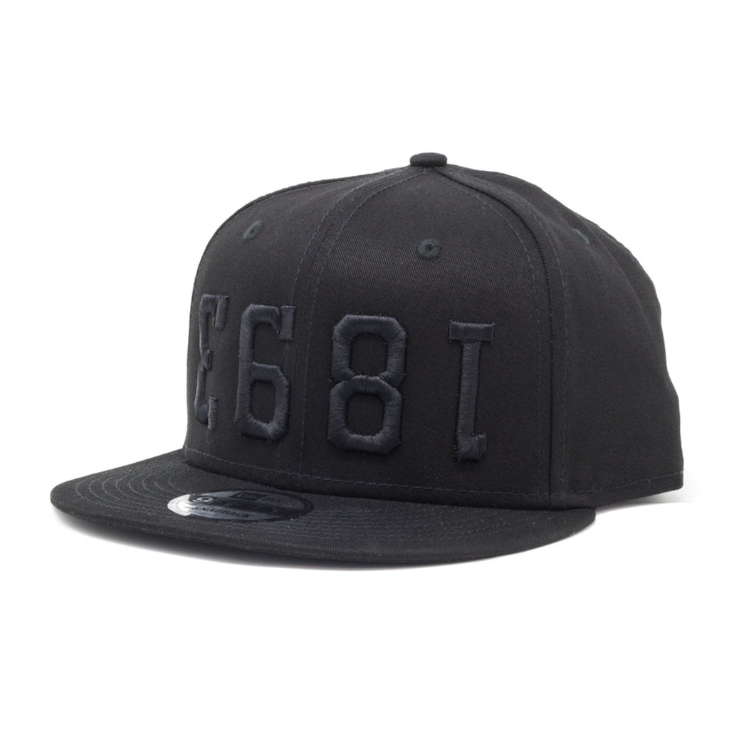 1893 New Era Snapback - Black / Black