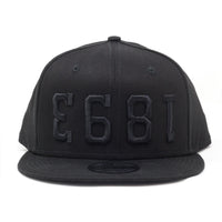 1893 New Era Snapback - Black / Black