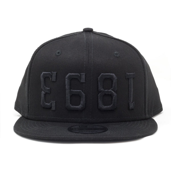 1893 New Era Snapback - Black / Black