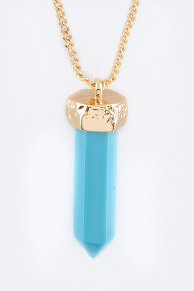 Polished Stone Necklace nicE HT