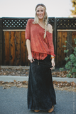 Sunset Lace-Hem Tee nicE HT