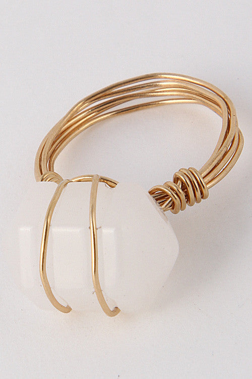 Ethereal Wrapped Quartz Ring nicE HT
