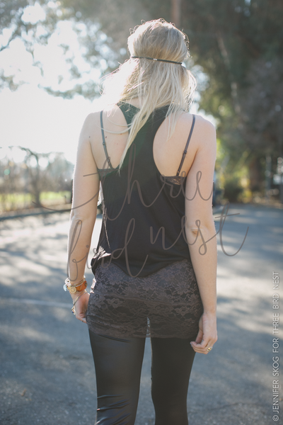 Perfect Lace Cami Charcoal nicE HT