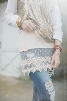 Lace Trim Tank Slip nicE HT