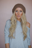 Knitted Slouchy Beanie - Mocha nicE HT HT_Mar_10_01