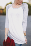 Classic Baseball Tee - Heather Gray nicE HT