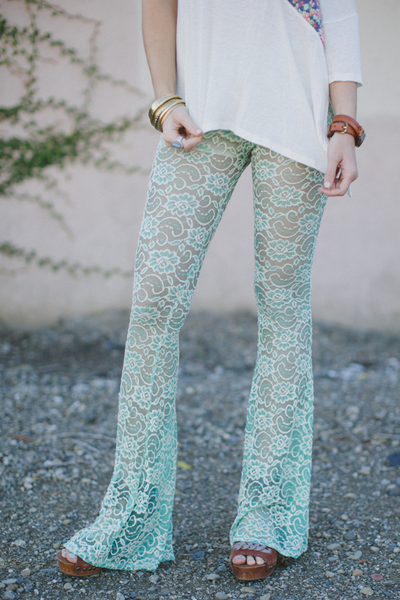 Lace Bell Bottoms nicE HT