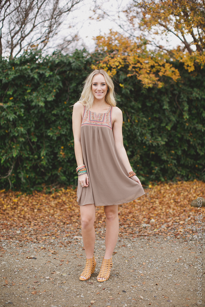 Gypsy Embroidered Dress nicE HT