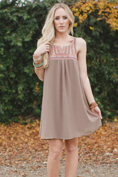 Gypsy Embroidered Dress nicE HT