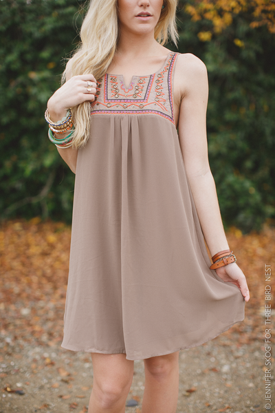 Gypsy Embroidered Dress nicE HT