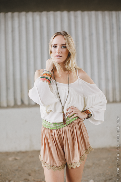 Gypsy Bell Sleeved Top nicE HT