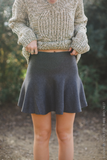 Circle Skater Skirt {Charcoal} nicE HT