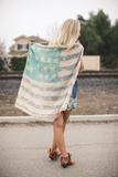 Mint American Flag Scarf nicE HT