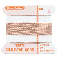 Beadalon® 100% Silk Carded Bead Cord