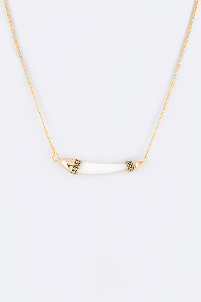Horn Bohemian Necklace nicE HT
