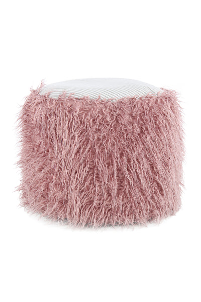 Fellpouf Bobtail 125 Rosa / Grau