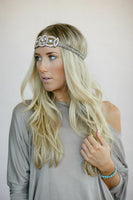 Peach Crystal Headpiece nicE HT