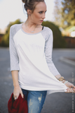 Classic Baseball Tee - Heather Gray nicE HT