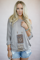 Our Best Dolman - Light Gray nicE HT