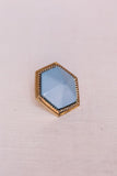 Hexagon Gypsy Ring nicE HT