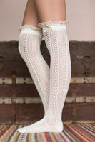 Ruffle Spandex Boot Socks nicE HT HT_Mar_10_02