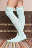 Ruffle Spandex Boot Socks nicE HT HT_Mar_10_02