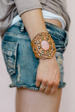 Leather Cuff - Boho Leather Bracelet nicE HT