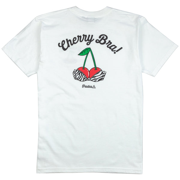 CHERRY BRA! Tee - White