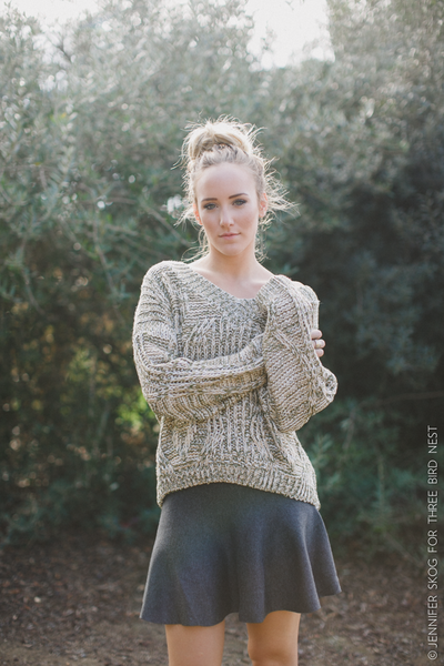 Circle Skater Skirt {Charcoal} nicE HT