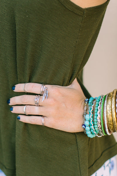 Stacking Feather Ring Set nicE HT HT_Mar_10_02