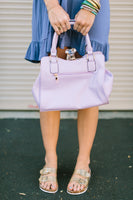 Traveling Lavender Purse nicE HT