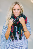 Endlessly Oversized Plaid Scarf nicE HT