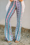 Border Striped Bell-Bottoms nicE HT