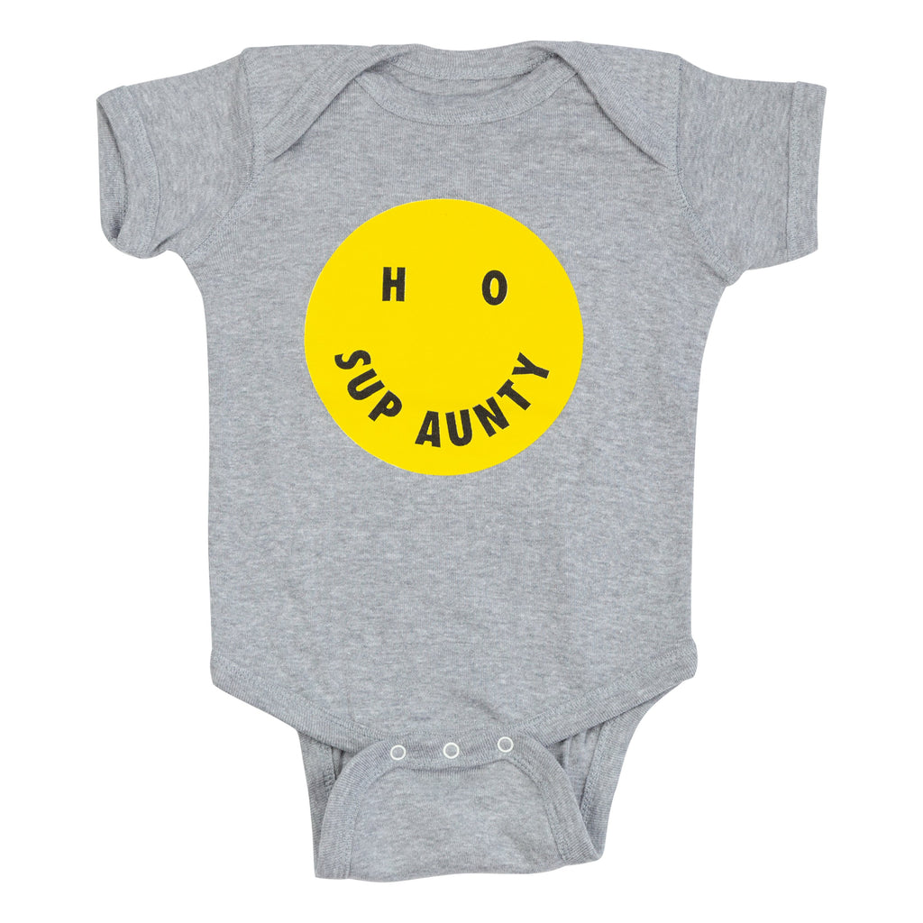 HO SUP AUNTY Onesie - Heather Gray