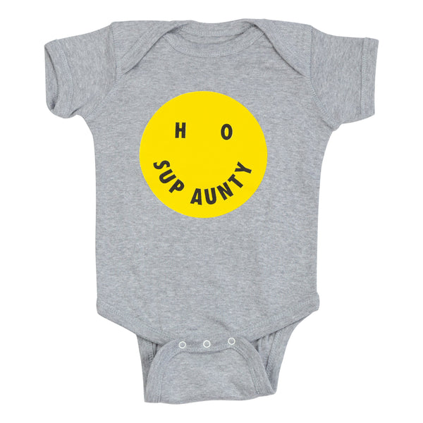 HO SUP AUNTY Onesie - Heather Gray