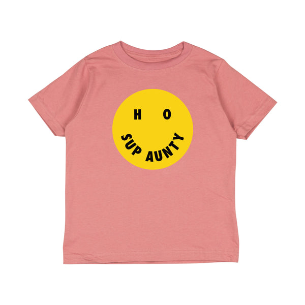 HO SUP AUNTY Toddler Tee - Mauve