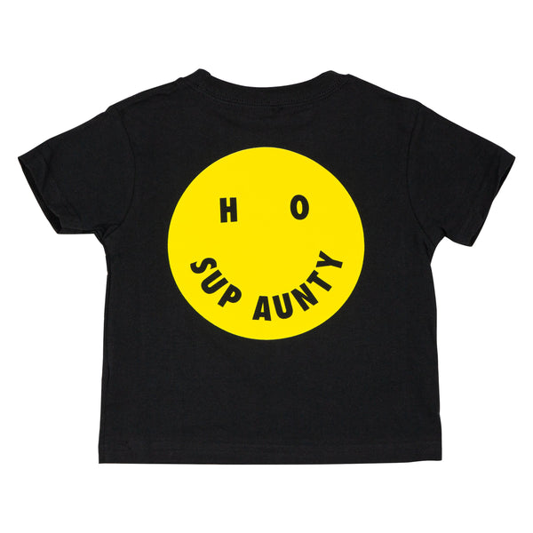 HO SUP AUNTY Kids Tee - Black