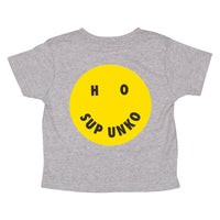 HO SUP UNKO Kids Tee - Heather Gray