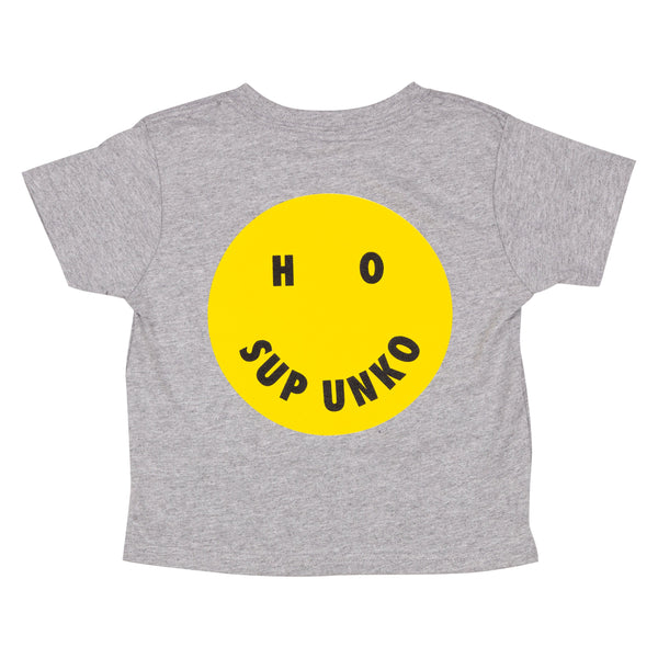 HO SUP UNKO Kids Tee - Heather Gray