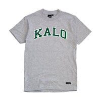 Kalo Tee - Heather Gray / Green / White