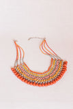 Indian Beaded Collar Necklace nicE HT