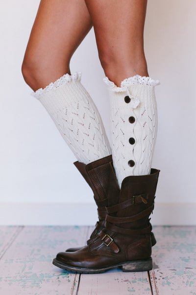 lace button up knitted leg warmers nicE HT HT_Mar_10_02
