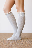 Ruffle Spandex Boot Socks nicE HT HT_Mar_10_02