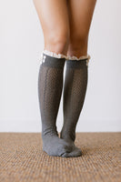 Ruffle Spandex Boot Socks nicE HT HT_Mar_10_02