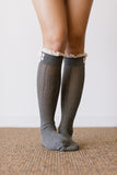 Ruffle Spandex Boot Socks nicE HT HT_Mar_10_02